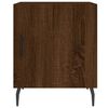 vidaXL Nachttische 2 Stk. Braun Eichen-Optik 40x40x50 cm Holzwerkstoff
