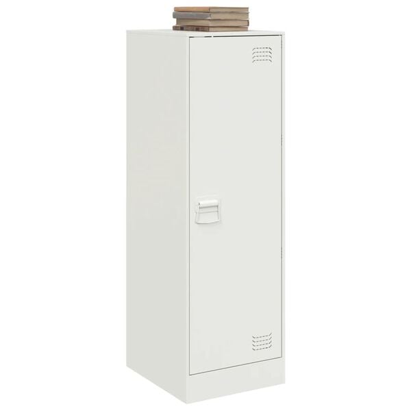 vidaXL Sideboard Weiß 34,5x39x107 cm Stahl