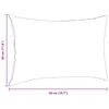 vidaXL Sofakissen 2 St&uuml;ck Creme 50 x 30 cm Cordstoff