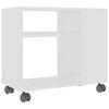 vidaXL Beistelltisch Wei&szlig; 70x35x55 cm Holzwerkstoff