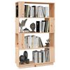 vidaXL B&uuml;cherregal/Raumteiler 80x25x132 cm Massivholz Kiefer
