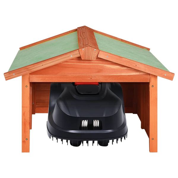 vidaXL Roboter-Rasenm&auml;her Garage 72x87x50 cm Massivholz Tanne