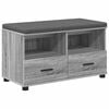 vidaXL Flurbank Sonoma-Grau 80 x 38 x 46 cm