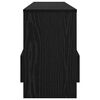vidaXL Magazinregal Schwarz Eichen-Optik 102 x 30 x 45 cm