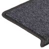 vidaXL Stufenmatten 30 Stk. 65x21x4 cm Dunkelgrau Rechteckiger Rand