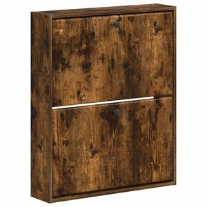 vidaXL Wandmontierter Schuhschrank BREDA 71 x 17 x 86 cm Holzwerkstoff