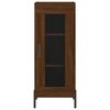 vidaXL Highboard Braun Eichen-Optik 34,5x34x180 cm Holzwerkstoff
