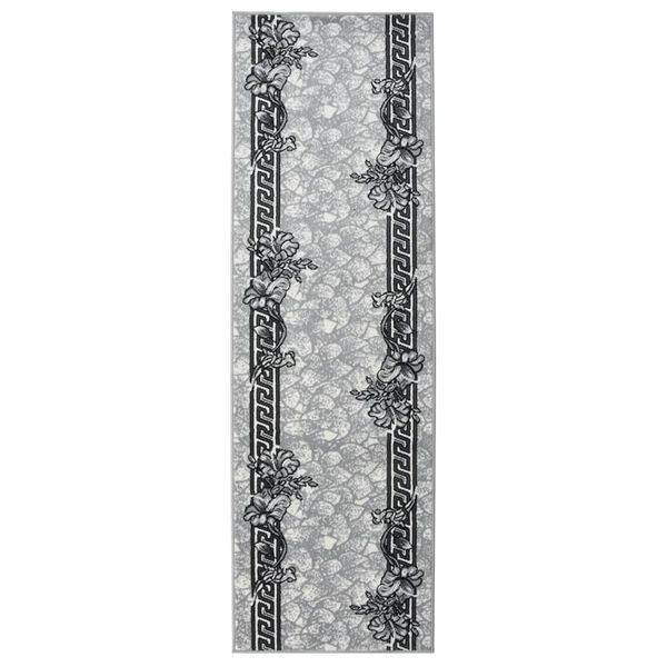 vidaXL Teppichl&auml;ufer BCF Grau 60x200 cm