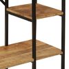 vidaXL Kleiderst&auml;nder mit Ablagen 90x40x190 cm Massivholz Mango Eisen