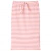 Kinderrock mit Streifen Gerade Rosa 104