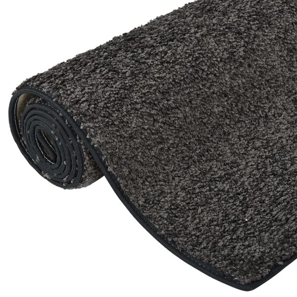 vidaXL Teppich Weich Rutschfest 115x170 cm Anthrazit