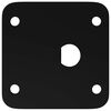 vidaXL Standf&uuml;&szlig;e 2 pcs Schwarz 40 x 40 x 100 mm Eisen
