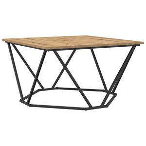 vidaXL Couchtisch Artisan-Eiche 80 x 80 x 45 cm