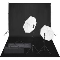 vidaXL Fotostudio-Set mit Beleuchtung und Hintergrund