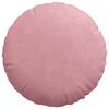 vidaXL Sitzkissen 2 St&uuml;ck Rosa &Oslash; 60 x 21 cm Samt