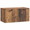 vidaXL Wandmontierter TV-Schrank Altholz 59,5 x 31 x 30 cm