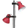 vidaXL Stehleuchte 25 W Rot 25x25x90/140 cm E27
