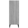 vidaXL Sideboard Grau Sonoma 34,5x32,5x90 cm Holzwerkstoff