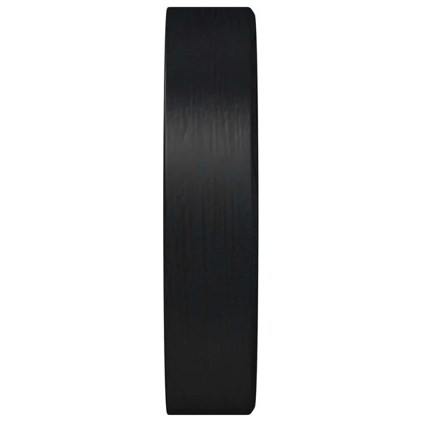vidaXL geeignet f&uuml;r Flachscheiben 12 pcs Schwarz &empty;15 x 3 mm
