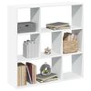 vidaXL Raumteiler-B&uuml;cherregal Wei&szlig; 102x29x103,5 cm Holzwerkstoff