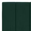 vidaXL Bettgestell ohne Matratze "Hanko" Dunkelgr&uuml;n 100x200 cm Samt