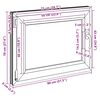 vidaXL Kellerfenster "RISOR" 80x70 cm Drehkipp DIN Links Wei&szlig;