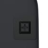 vidaXL Wandspiegel Schwarz 35x80 cm Oval