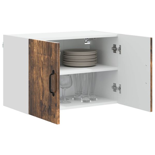 vidaXL K&uuml;chenwandschr&auml;nke 2 pcs Ger&auml;ucherte Eiche 60 x 31 x 40 cm