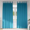 vidaXL Verdunkelungs-Vorh&auml;nge mit Ringen 2 pcs T&uuml;rkis 245 x 140 cm