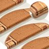 vidaXL Treppenmatten Selbstklebend 15 Stk. Beige 65x21x4 cm