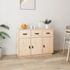vidaXL Sideboard 100x40x75 cm Massivholz Kiefer