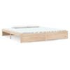 vidaXL Massivholzbett ohne Matratze 200x200 cm