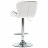 vidaXL Barhocker 2 pcs Grau 44 x 48 x 105,5 cm Kunstleder