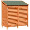 vidaXL Gartenschuppen Braun 106 x 56 x 113,5 cm Massivholz aus Fichte