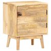 vidaXL Nachttisch 40x30x50 cm Massivholz Mango