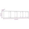 vidaXL B&uuml;cherschrank/TV-Schrank Grau Sonoma 143x30x36cm Holzwerkstoff