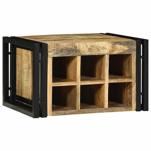 vidaXL Weinregal 2 pcs 46 x 35 x 27,5 cm Massivholz Mango