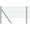 vidaXL Hexagonzaun Gr&uuml;n 0,6 x 50 m PVC