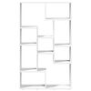 vidaXL B&uuml;cherregal Wei&szlig; 72x20x120,5 cm Holzwerkstoff