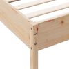 vidaXL Massivholzbett ohne Matratze 90x200 Kiefernholz