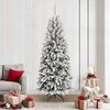 vidaXL K&uuml;nstlicher Weihnachtsbaum mit 300 LEDs mit St&auml;nder Wei&szlig; 210 cm