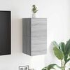 vidaXL TV-Wandschr&auml;nke 2 Stk. Grau Sonoma 30,5x30x30 cm