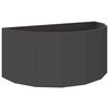 vidaXL Pflanzk&uuml;bel Schwarz 120 x 60 x 50 cm Stahl