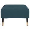 vidaXL Fu&szlig;hocker Blau 78x56x32 cm Samt