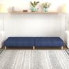 vidaXL Schlafsofa 2-Sitzer Blau Stoff