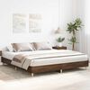 vidaXL Bettgestell ohne Matratze Braun Eiche 160x200 cm Holzwerkstoff