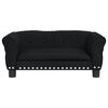 vidaXL Hundebett Schwarz 70x45x30 cm Samt