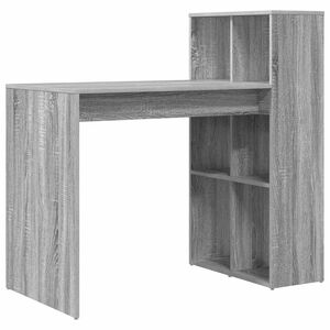vidaXL Schreibtisch Graues Sonoma Holzwerkstoff 108 x 55 x 103.5 cm