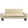 vidaXL Hundebett Creme 70x45x30 cm Stoff