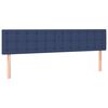 vidaXL Bettgestell ohne Matratze Blau 120x190 cm Stoff